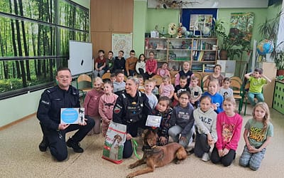Spotkanie profilaktyczne oraz pokaz tresury psów